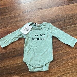 Colored Organics Mint Baby Onesie